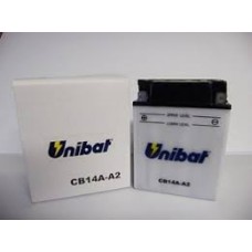 Аккумулятор для мотоцикла 12в UNIBAT YB14-A2