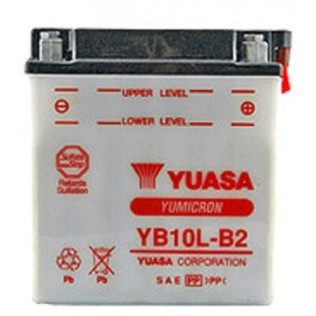 Аккумулятор для мотоцикла 12в YUASA YB10L-B2 12v 11Ah