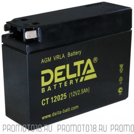 Аккумулятор DELTA YTX4B-BS 12v 2.5Ah