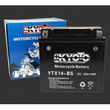 Аккумулятор для мотоцикла KYOTO YTX14-BS(14-12B)