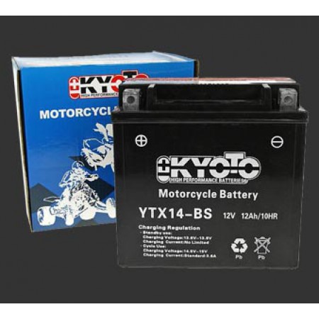 Аккумулятор для мотоцикла KYOTO YTX14-BS(14-12B)