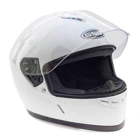 Шлем интеграл GSB G-349 Белый глянцевый