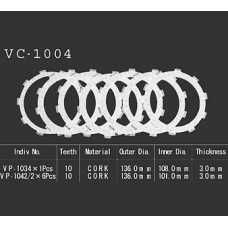 Набор фрикционных дисков GECKO VC-1004