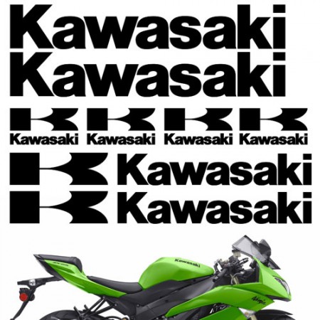 Комплект наклеек KAWASAKI