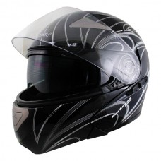 Шлем модуляр Hawk GLD-903 Darkness Black/White